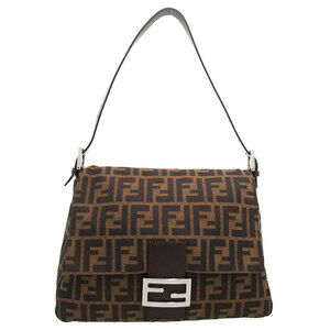 FENDI Zucca Mamma Bucket Semi Shoulder Bag